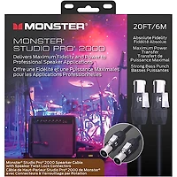 Monster Cable Prolink Studio Pro 2000 Speaker Cable with Speak-On Connectors