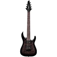 Jackson JS Series Dinky Arch Top JS22Q-7 DKA HT Electric Guitar Transparent Black Burst