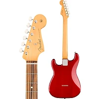 Fender Noventa Stratocaster Pau Ferro Fingerboard Electric Guitar Crimson Red Transparent
