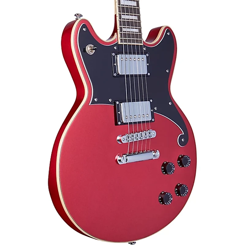 D'Angelico Premiere Series Brighton Solid Body Electric Guitar Double Cutaway Stopbar Tailpiece