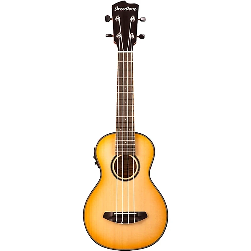 Breedlove Luau E Sitka-Myrtlewood Concert Acoustic-Electric Ukulele Sunburst