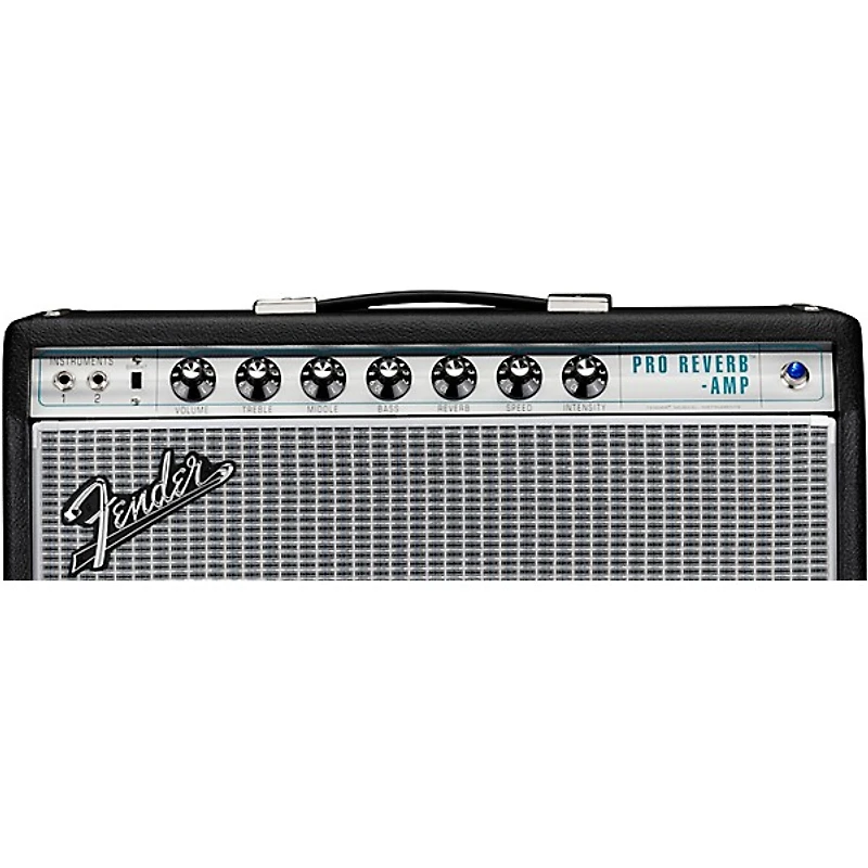 Fender '68 Custom Pro Reverb 40W 1x12 Guitar Combo Amp - Black