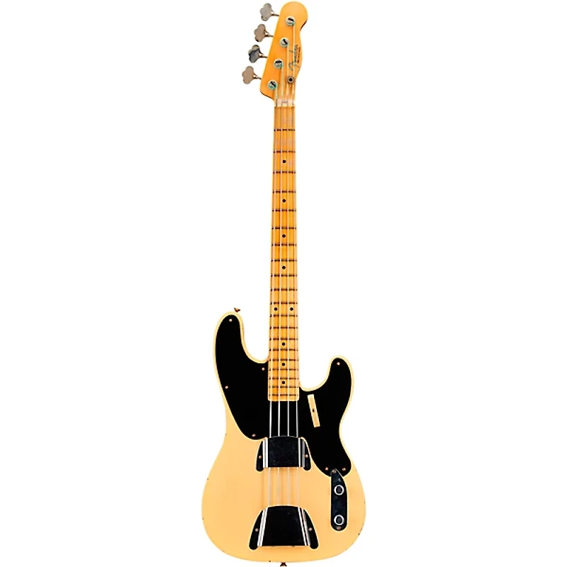 Fender Custom Shop Limited-Edition 1951 Precision Bass Journeyman Relic Bass Guitar Nocaster Blonde