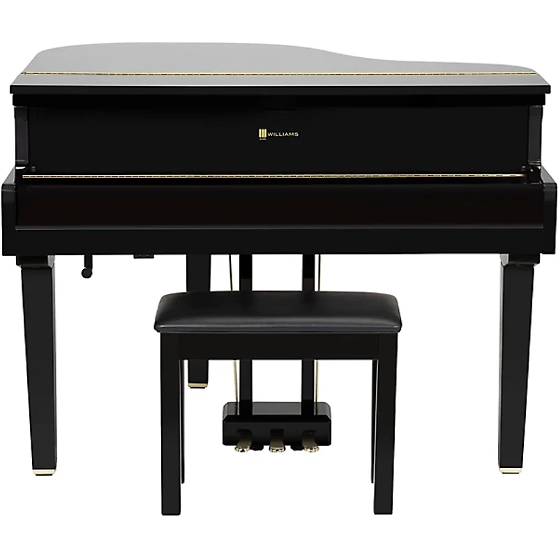Williams Symphony Concert Digital Grand With Touchscreen and Bench Ebony 88 Key