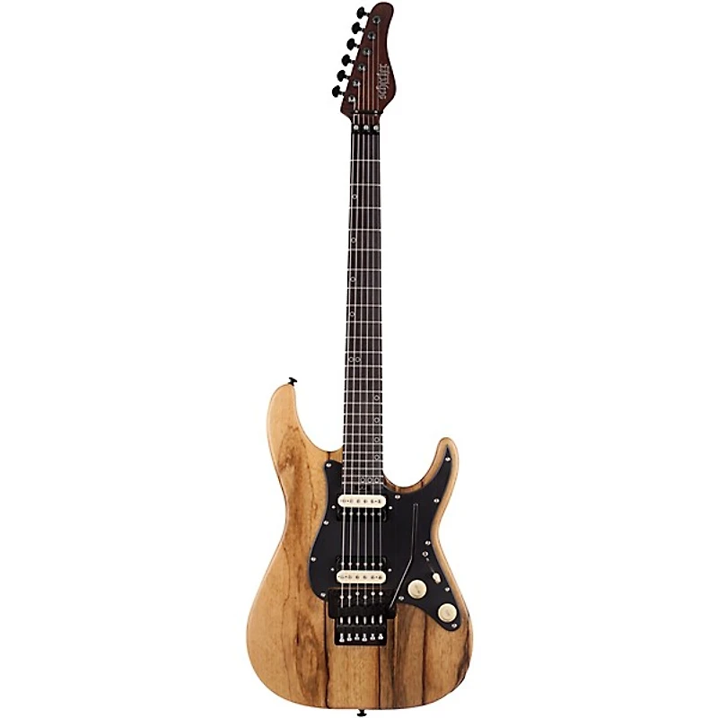 Schecter Guitar Research SVSS Exotic Black Limba 6-String Electric Guitar Natural