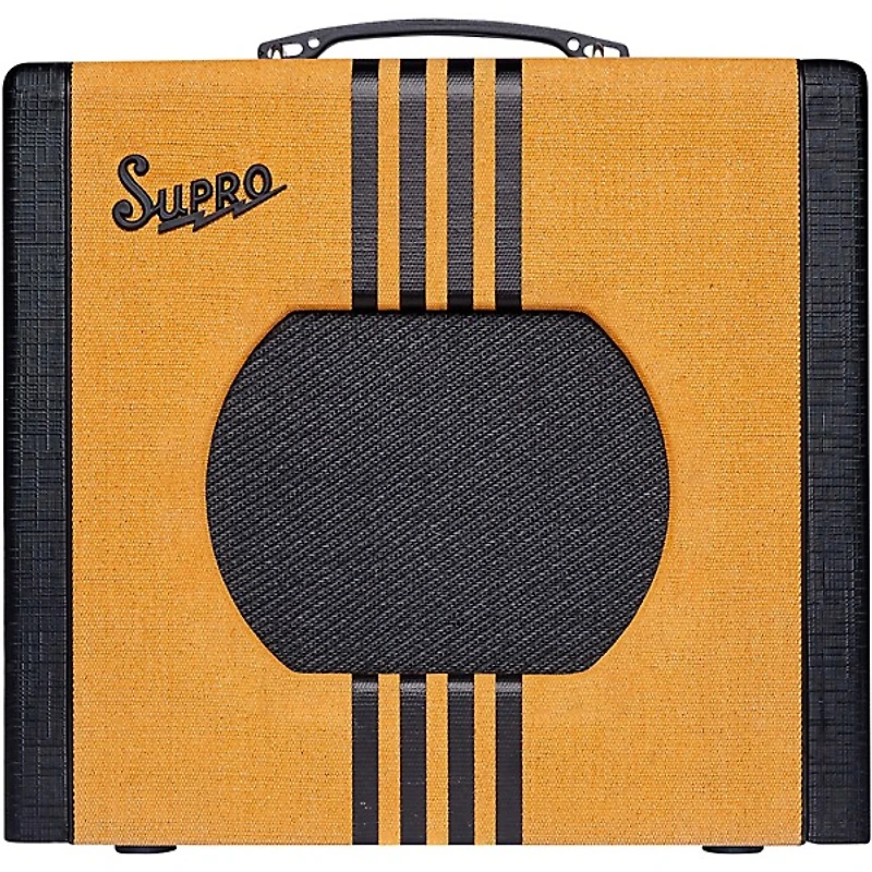 Supro 1820 Delta King 10 5W Tube Guitar Amp Tweed and Black
