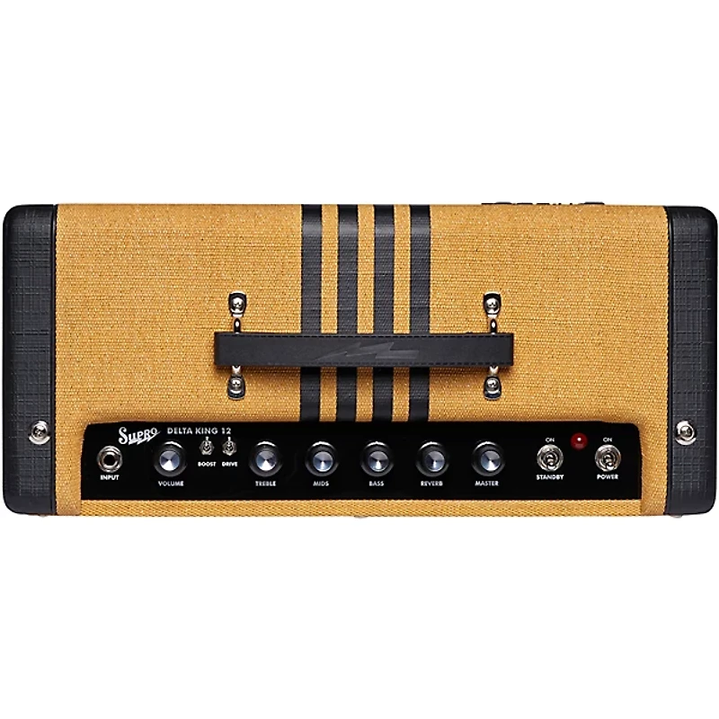 Supro Delta King 12 15W 1x12 Tube Guitar Amp - Tweed and Black