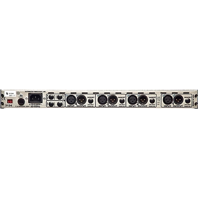 API 3124V Discrete 4-Channel Mic/Line Preamp