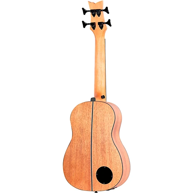 Ortega Lizard Series LIZZY-BS-GB-L Left-Handed Uke Bass Mahogany