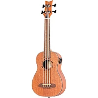 Ortega Lizard Series LIZZY-BS-GB-L Left-Handed Uke Bass Mahogany
