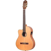 Ortega Family Series Pro RCE131SN-L Acoustic Electric Slim Neck Classical Guitar Natural Matte
