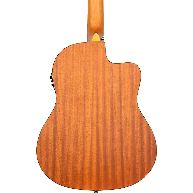Ortega Family Series RCE125SN-L Thinline Acoustic/Electric Classical Guitar Natural Matte