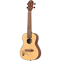 Ortega Bonfire Series RU5L Left-Handed Concert Ukulele Natural
