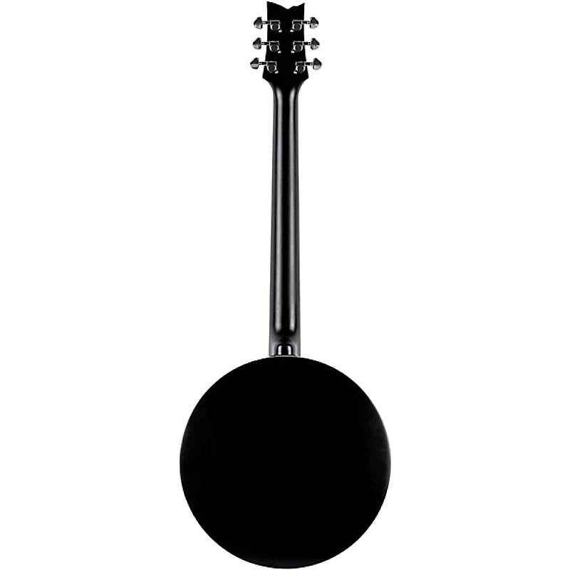 Ortega Raven Series OBJE356-SBK-L Left-Handed 6-String Banjo Black