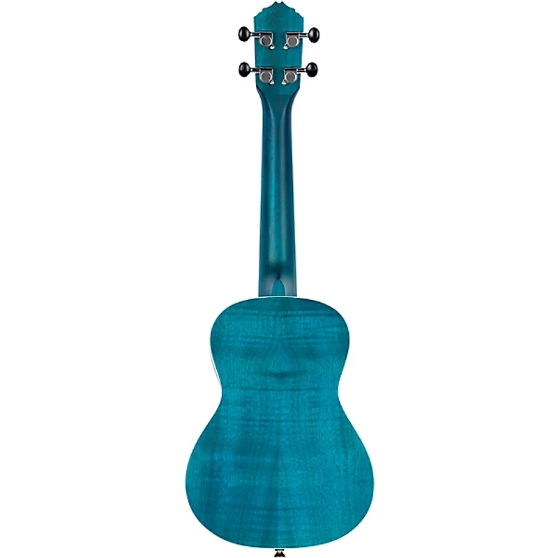 Ortega Earth Series RUOCEAN-L Left-Handed Concert Ukulele Aqua Blue