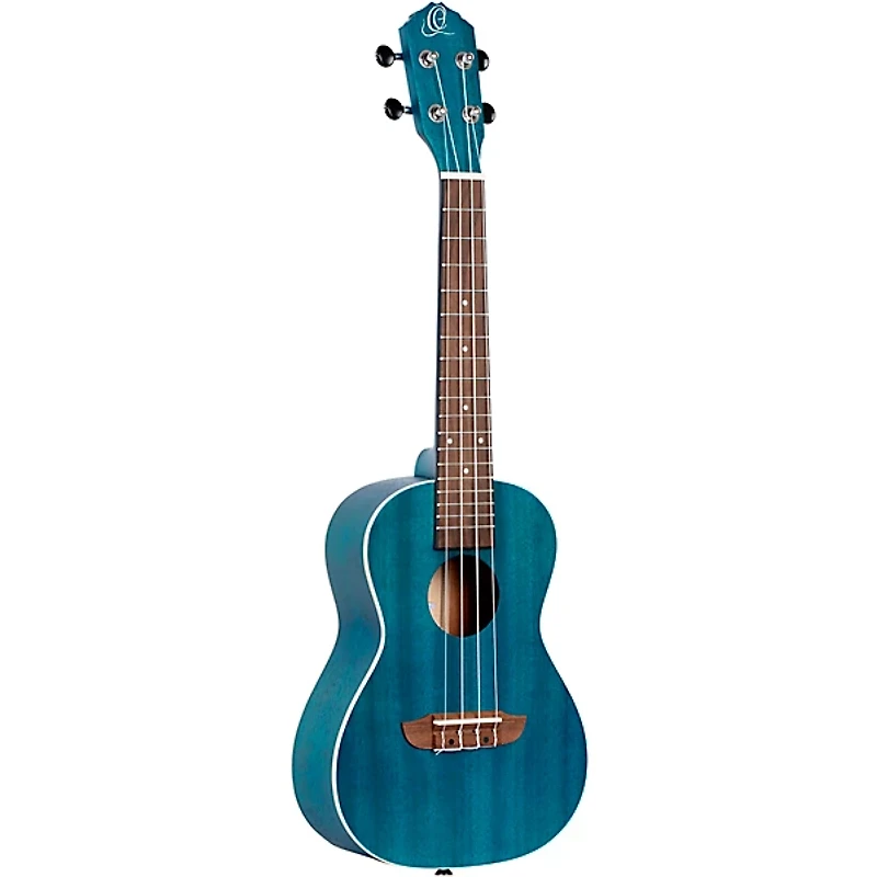 Ortega Earth Series RUOCEAN-L Left-Handed Concert Ukulele Aqua Blue