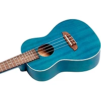 Ortega Earth Series RUOCEAN-L Left-Handed Concert Ukulele Aqua Blue