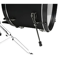 TAMA Imperialstar 5-Piece Complete Drum Set With 22 in. Bass Drum and Meinl HCS Cymbals Blacked Out Black