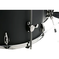 TAMA Imperialstar 5-Piece Complete Drum Set With 22 in. Bass Drum and Meinl HCS Cymbals Blacked Out Black