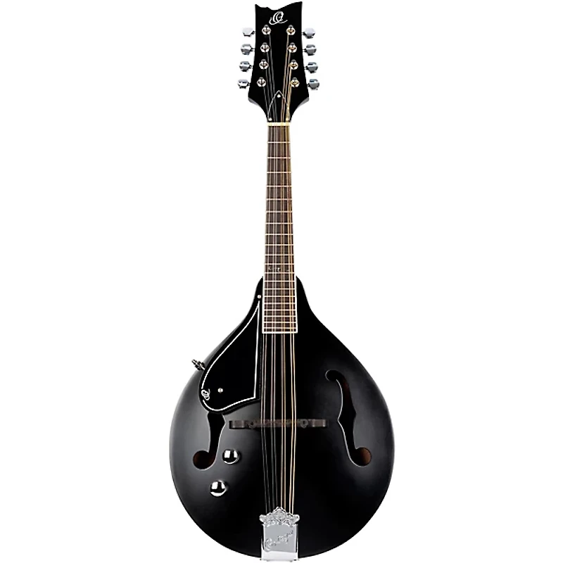 Ortega A-Style Series RMAE40SBK-L Left-Handed Acoustic Electric Mandolin Black