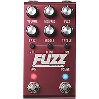 Jackson Audio FUZZ Modular Fuzz Effects Pedal - Red