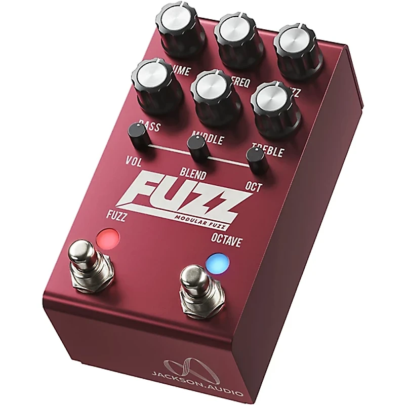 Jackson Audio FUZZ Modular Fuzz Effects Pedal - Red