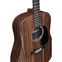 Martin Special X Series Macassar Top Dreadnought Acoustic-Electric Guitar Ebony