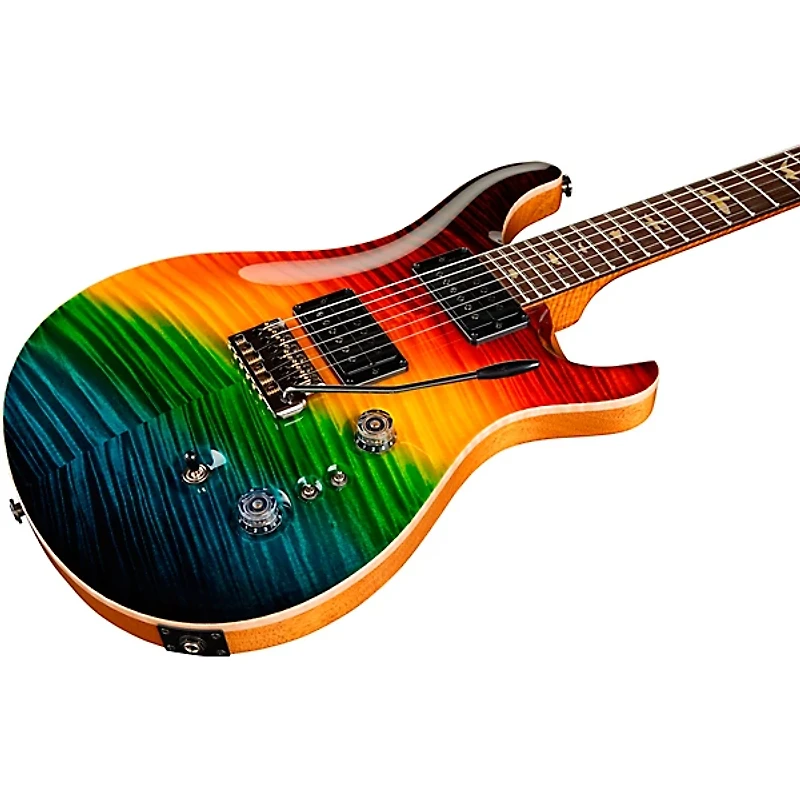 PRS Private Stock Custom 24-08 With Curly Maple Top, Figured Mahogany Back and Neck, Brazilian Rosewood Fretboard, Pattern Regular Neck Shape Electric Guitar - Darkside Cross Fade