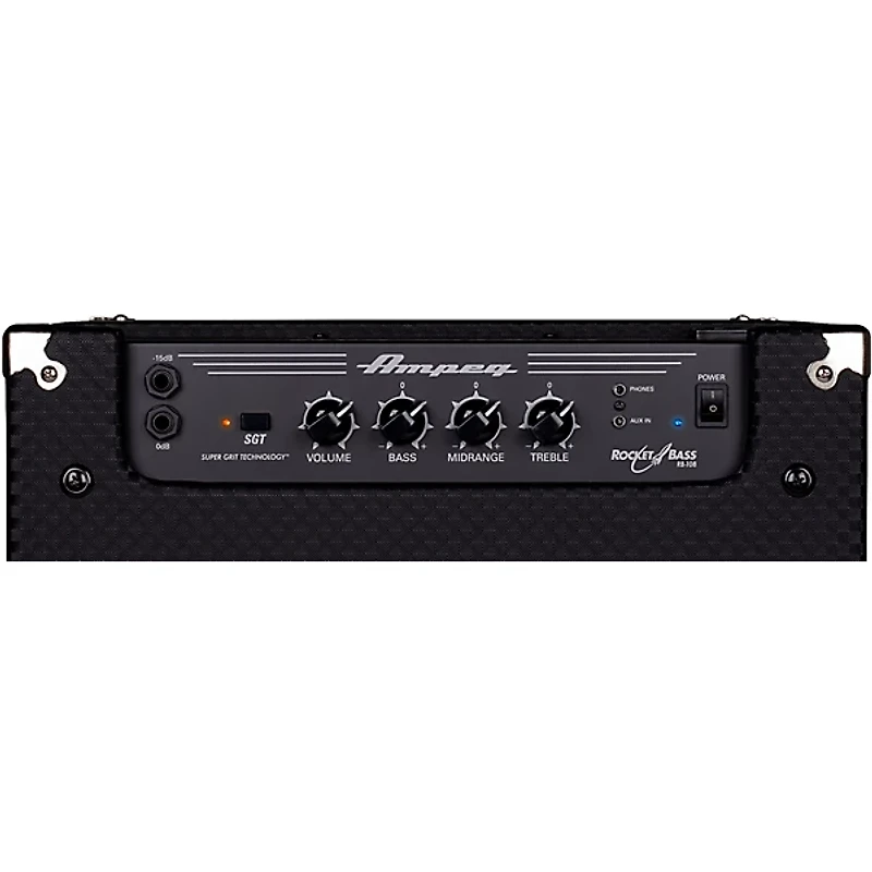 Ampeg Rocket Bass RB-108 30W 1x8 Bass Combo Amp Black and Silver