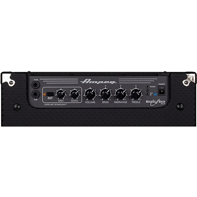 Ampeg Rocket Bass RB-110 50W 1x10 Bass Combo Amp Black and Silver