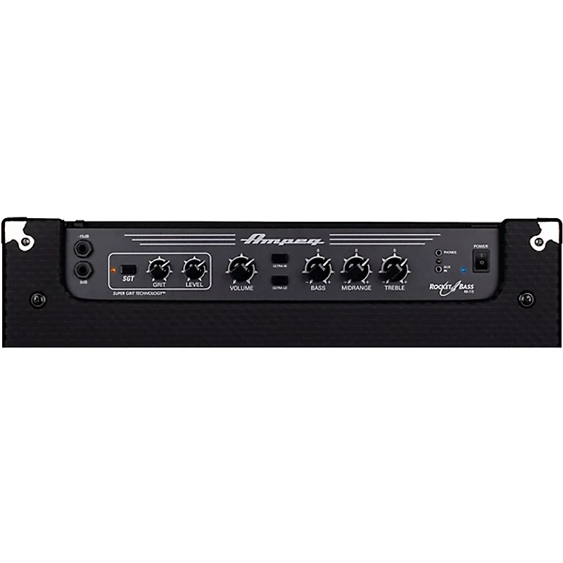 Ampeg Rocket Bass RB-115 200W 1x15" Bass Combo Amplifier - Black and Silver