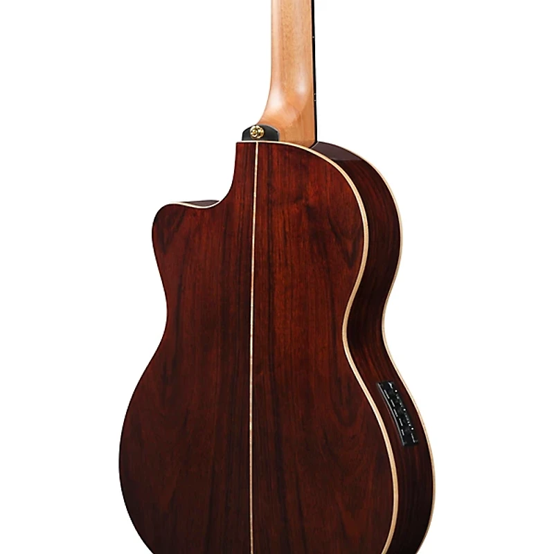 Ibanez GA Series GA34STCE Thinline Solid Top Classical Acoustic-Electric Guitar Natural