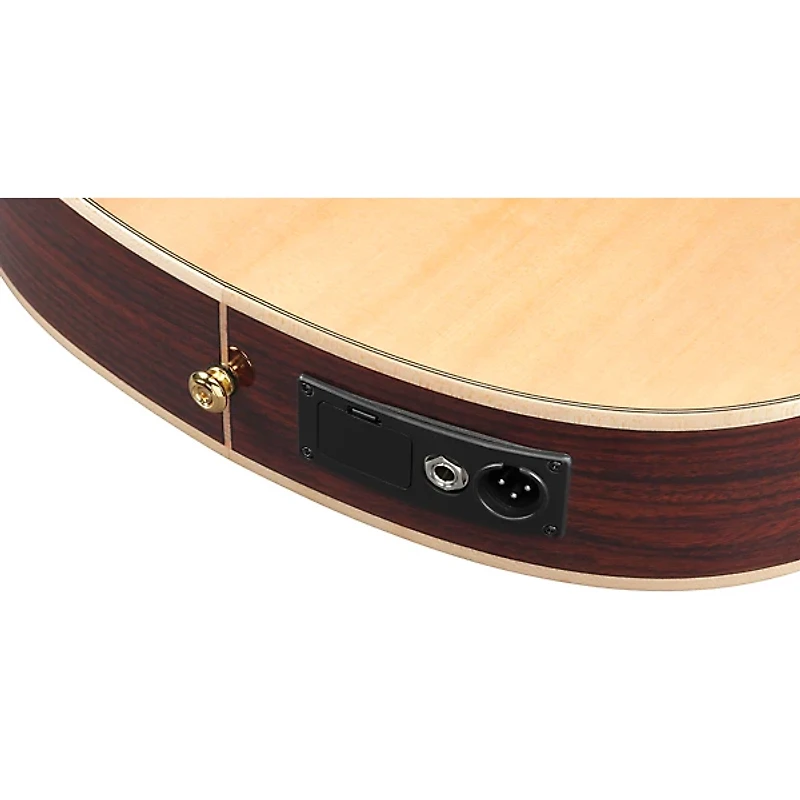 Ibanez GA Series GA34STCE Thinline Solid Top Classical Acoustic-Electric Guitar Natural