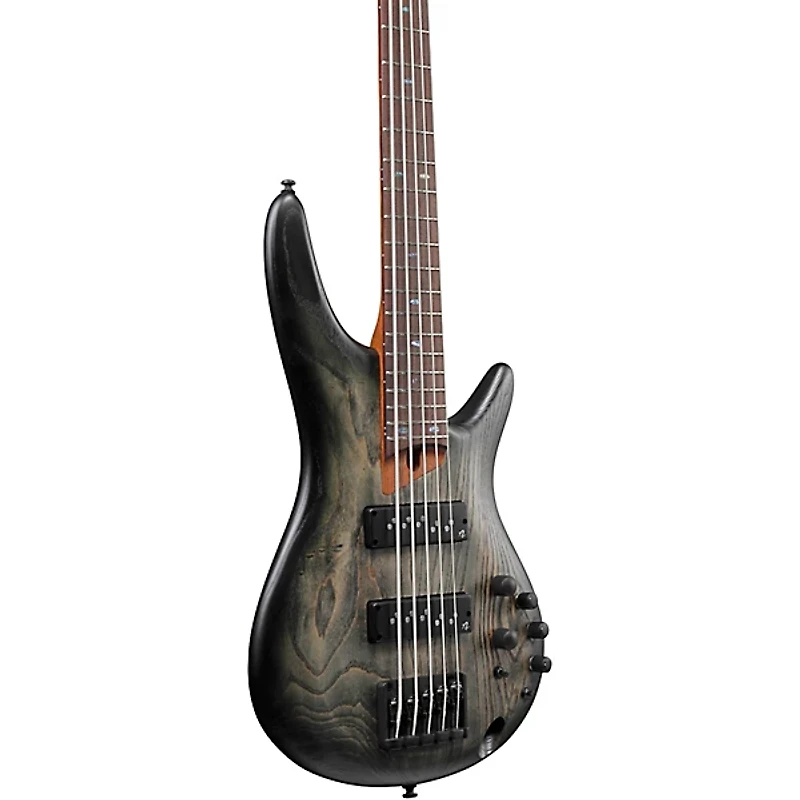 Ibanez SR605E 5-String Electric Bass Guitar Black Stained Burst