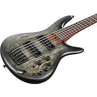 Ibanez SR605E 5-String Electric Bass Guitar Black Stained Burst