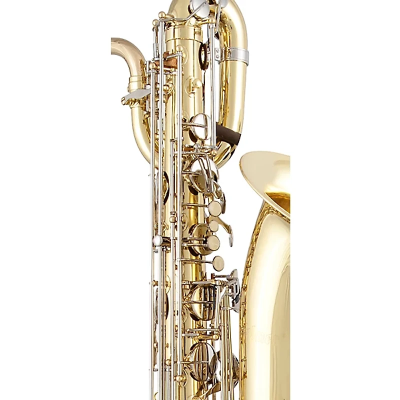 Selmer 300 Series Baritone Saxophone Lacquer Nickel Plated Keys