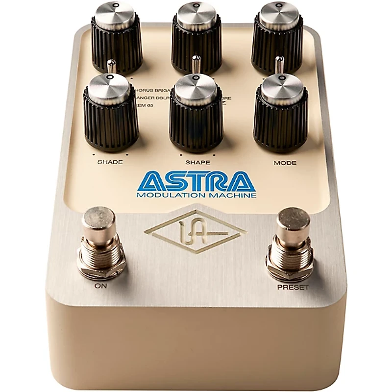 Universal Audio UAFX Astra Modulation Machine Effects Pedal - Cream