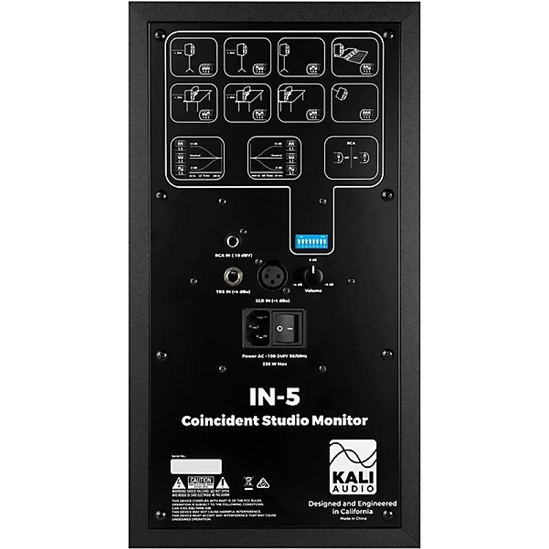 Kali Audio IN-5 5" 3-Way Powered Studio Monitor