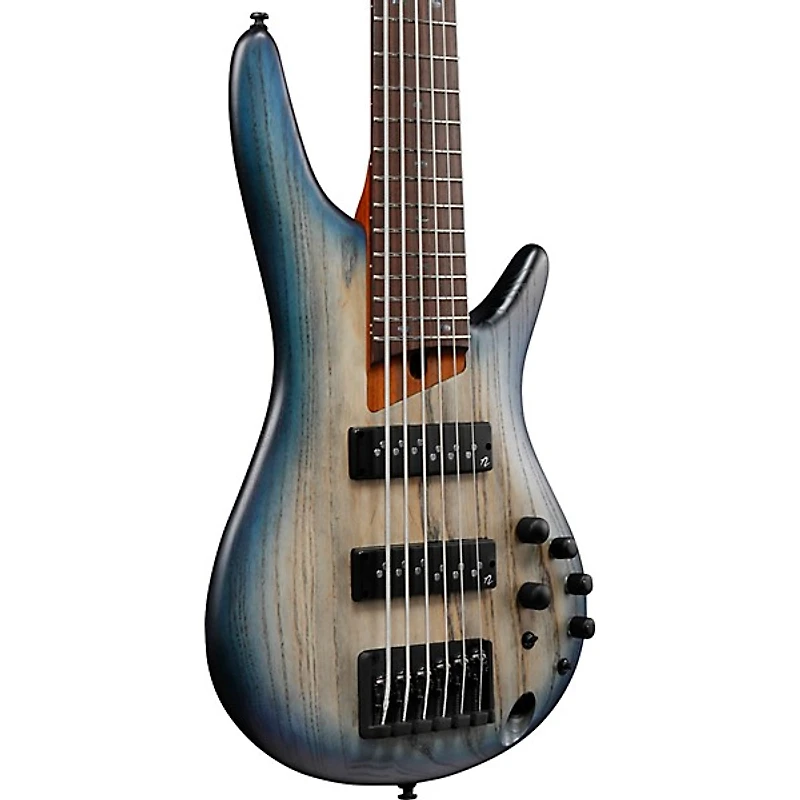 Ibanez SR606E 6-String Electric Bass Guitar - Cosmic Blue Starburst Flat