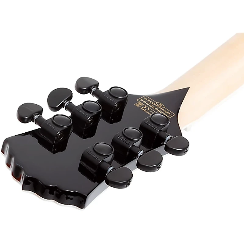 Wylde Audio Odin Grail 6-String Electric Guitar Orange With Black Buzz Saw Graphic Charcoal Burst