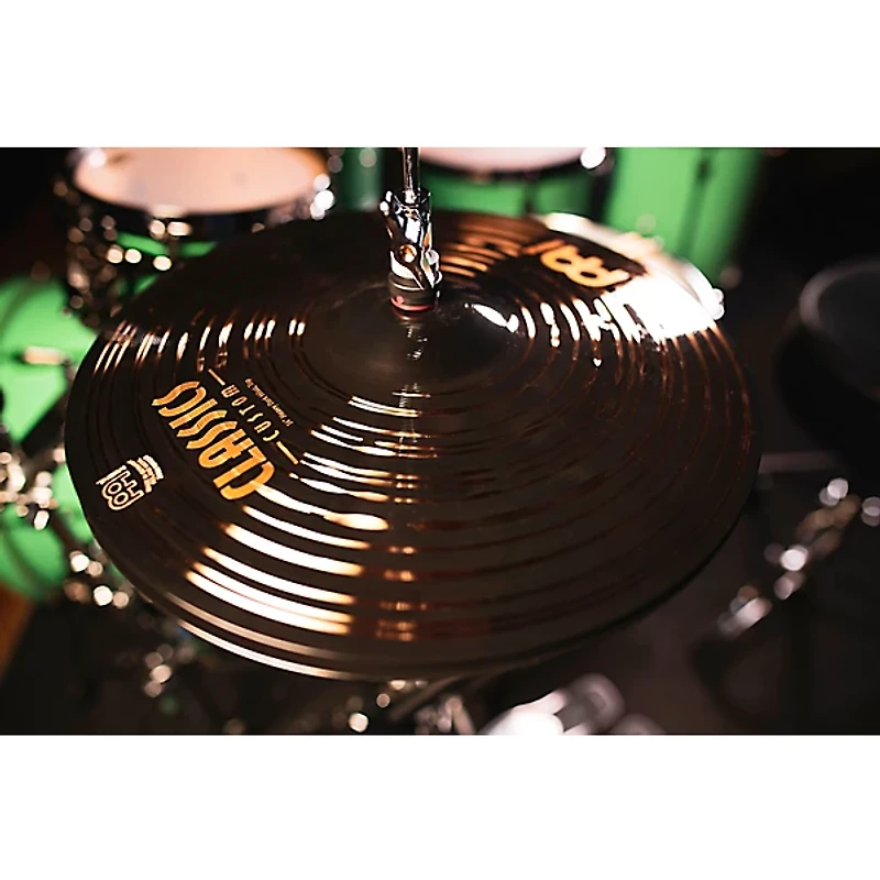 MEINL Classics Custom Dark Heavy Hi-Hat Cymbal Pair 14 in.