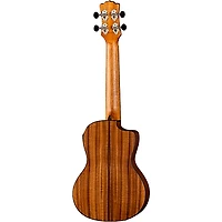 Luna High Tide Koa Left-Handed Acoustic-Electric Ukulele Satin Natural