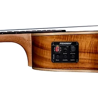 Luna Vista Deer Tenor Acoustic-Electric Ukulele Gloss Natural