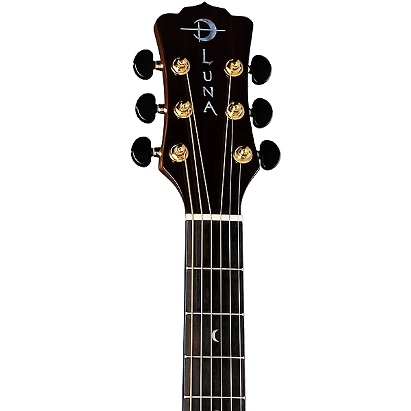 Luna Vista Stallion Acoustic-Electric Guitar With Case Gloss Natural