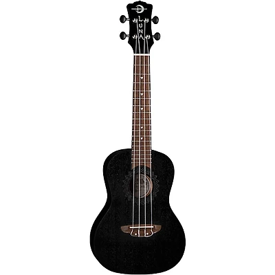 Luna Vintage Mahogany Concert Ukulele Satin Black