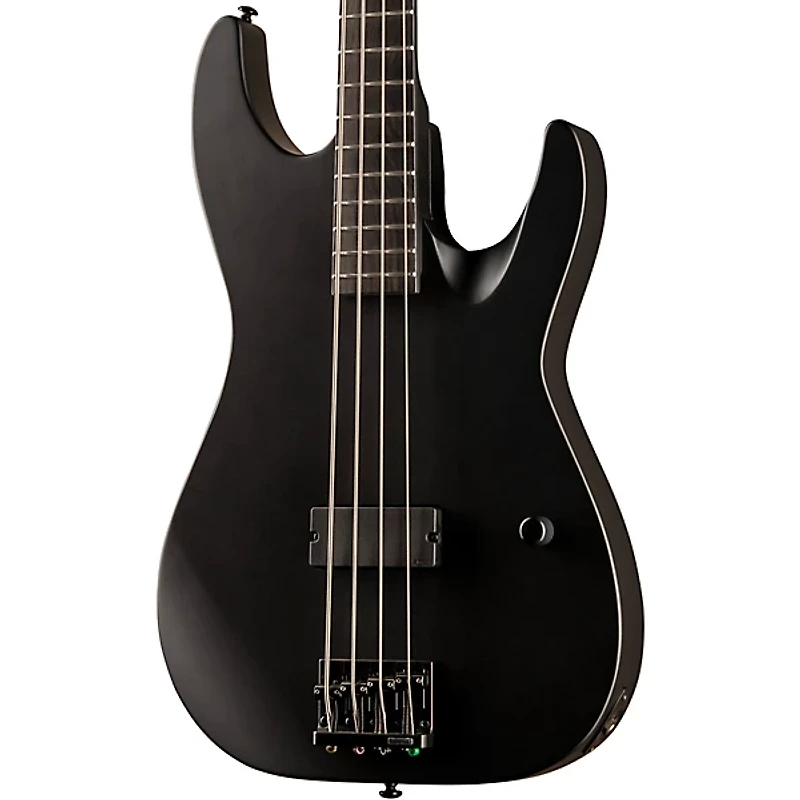 ESP M-4 Black Metal Electric Bass Black Satin