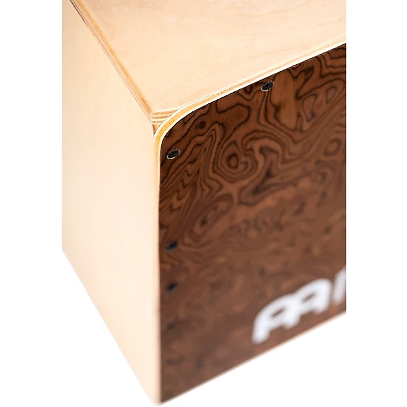 MEINL Snarecraft Series Mid-Size Cajon, Burl Wood