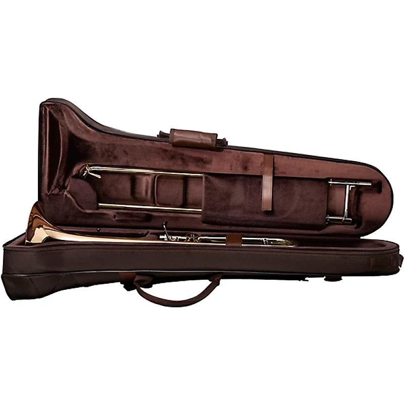 Giardinelli GTB11 F-Attachment Trombone by S.E. Shires Clear Lacquer Gold Brass Bell