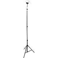 Gator 10" LED Ring Light Stand With Phone Holder & Tripod Base