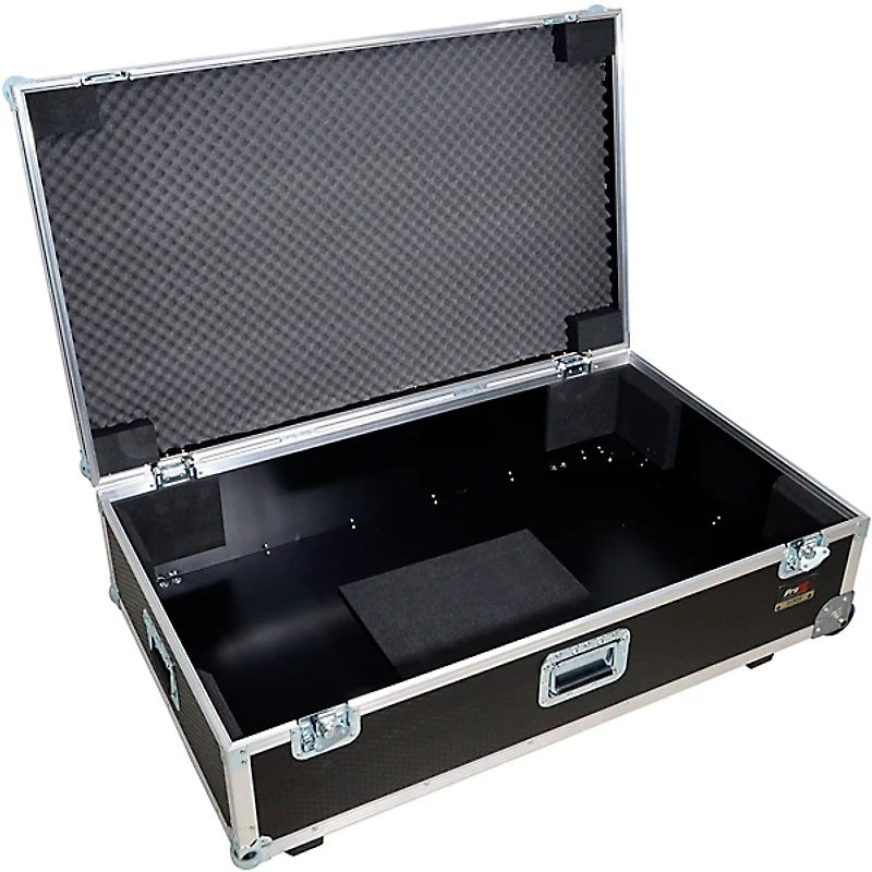 ProX Control Tower 2U DJ Podium Stand With 2x Travel Case for Pioneer XDJ-XZ, DDJ-1000 SRT, DDJ-SZ2, and DDJ SX-3, White Finish